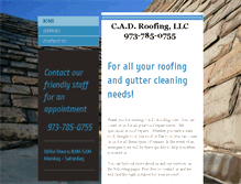 Tablet Screenshot of cadroofing.com